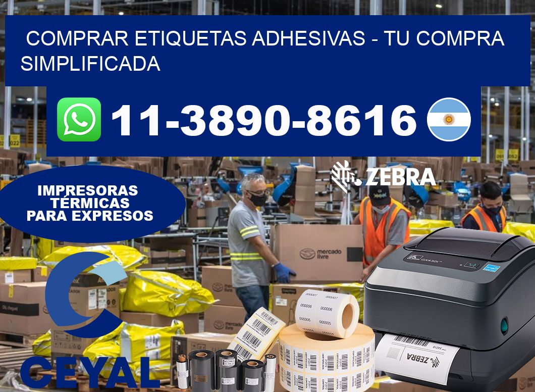 COMPRAR ETIQUETAS ADHESIVAS – Tu compra simplificada