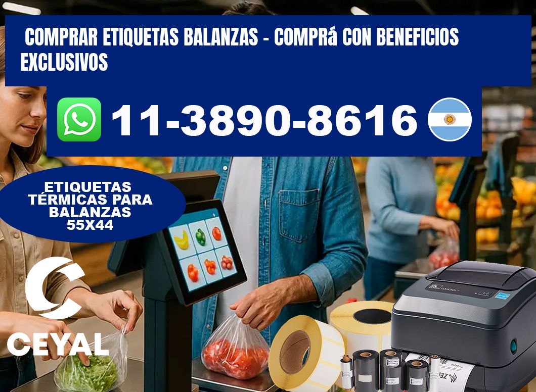 COMPRAR ETIQUETAS BALANZAS - Comprá con beneficios exclusivos