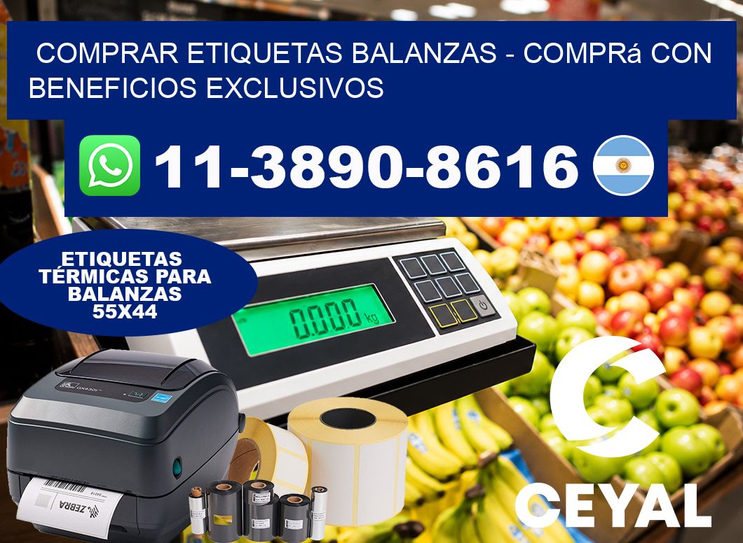 COMPRAR ETIQUETAS BALANZAS - Comprá con beneficios exclusivos