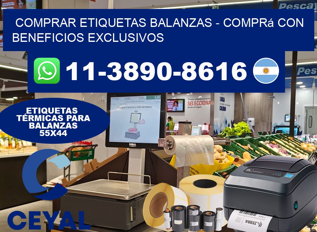 COMPRAR ETIQUETAS BALANZAS – Comprá con beneficios exclusivos