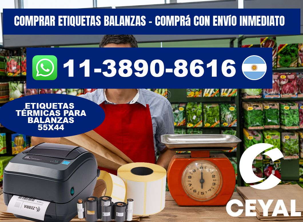 COMPRAR ETIQUETAS BALANZAS - Comprá con envío inmediato