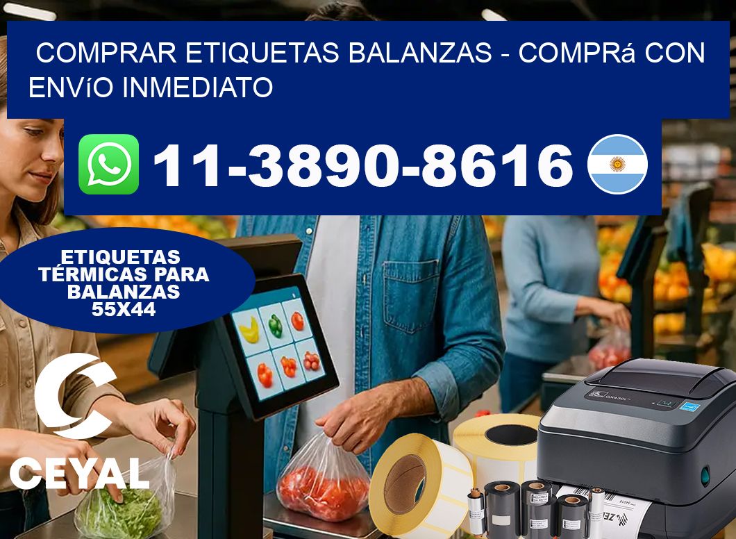 COMPRAR ETIQUETAS BALANZAS - Comprá con envío inmediato