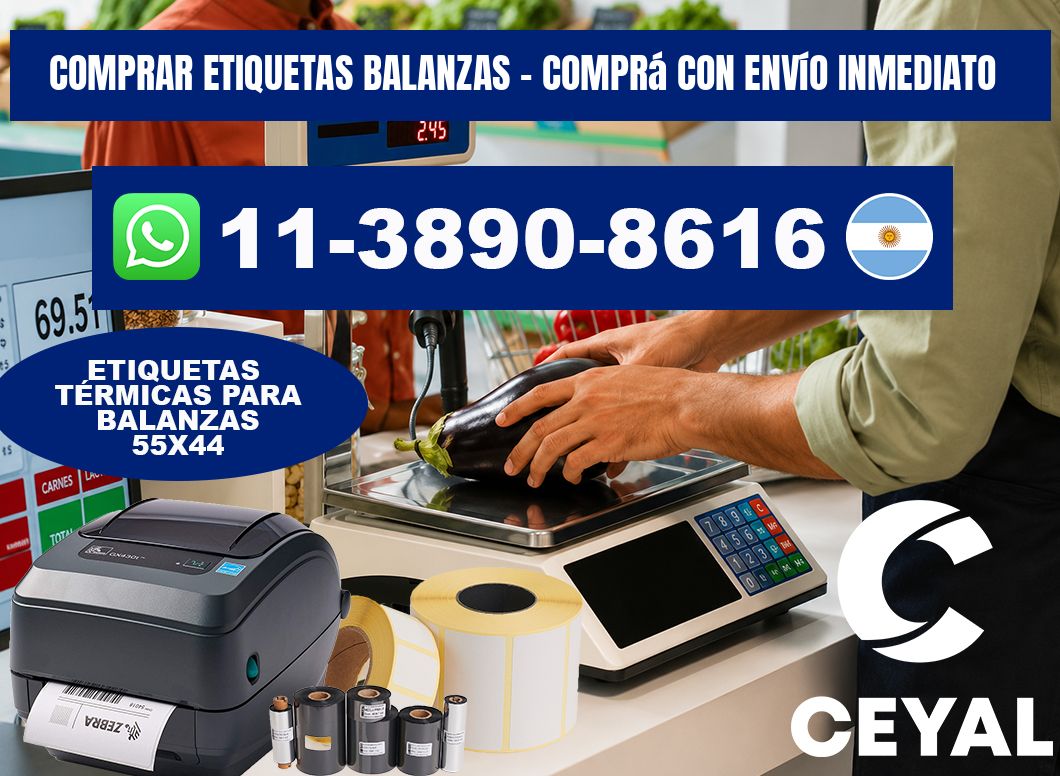 COMPRAR ETIQUETAS BALANZAS - Comprá con envío inmediato
