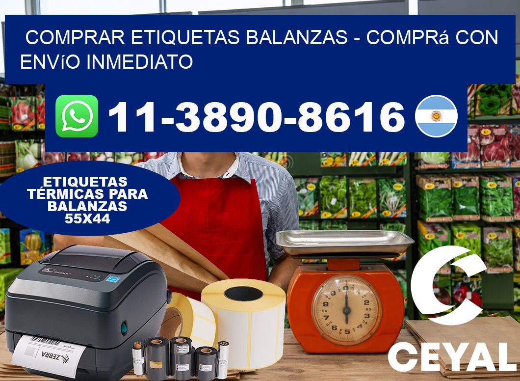 COMPRAR ETIQUETAS BALANZAS – Comprá con envío inmediato