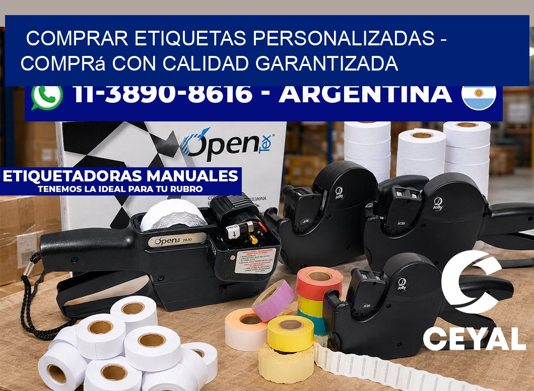 COMPRAR ETIQUETAS PERSONALIZADAS - Comprá con calidad garantizada