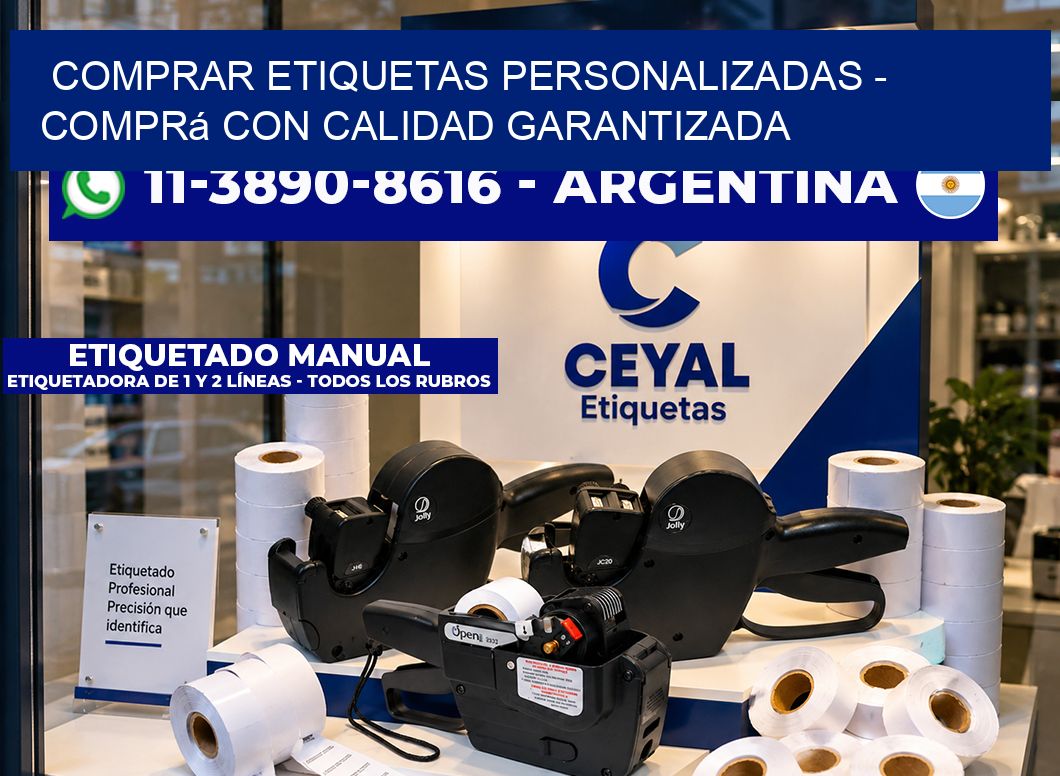 COMPRAR ETIQUETAS PERSONALIZADAS - Comprá con calidad garantizada