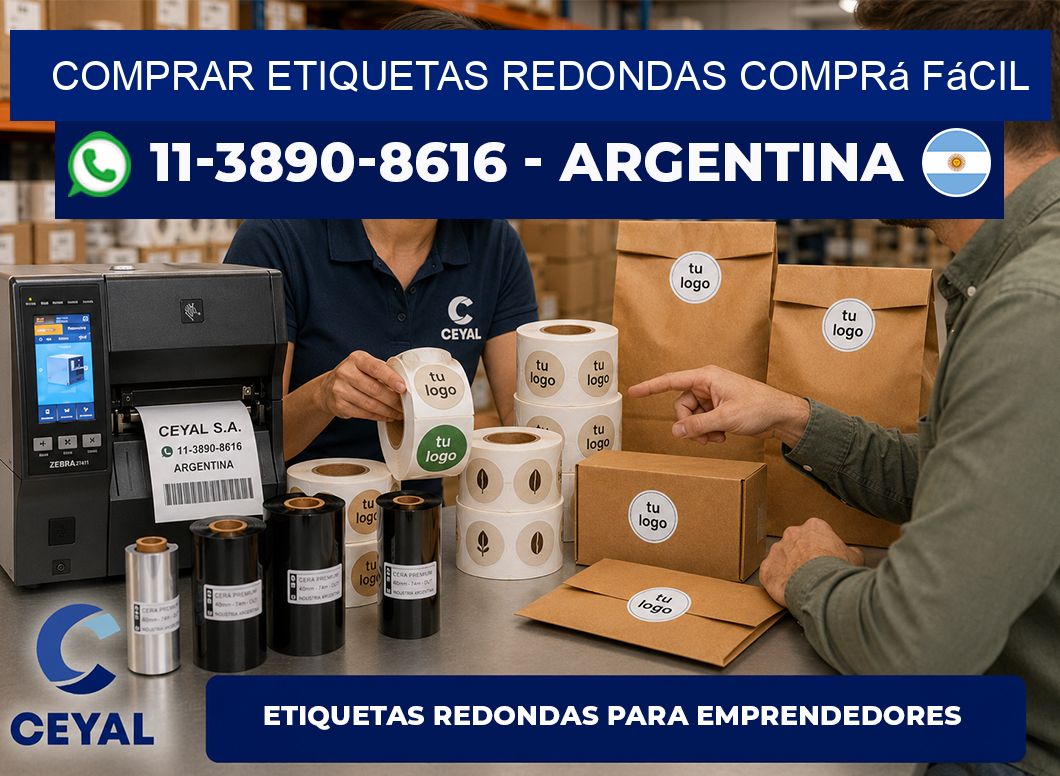 COMPRAR ETIQUETAS REDONDAS Comprá fácil