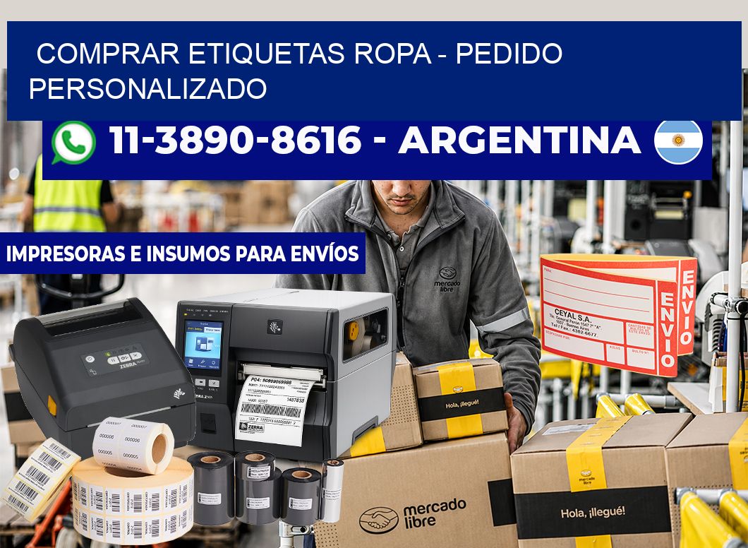 COMPRAR ETIQUETAS ROPA - Pedido personalizado