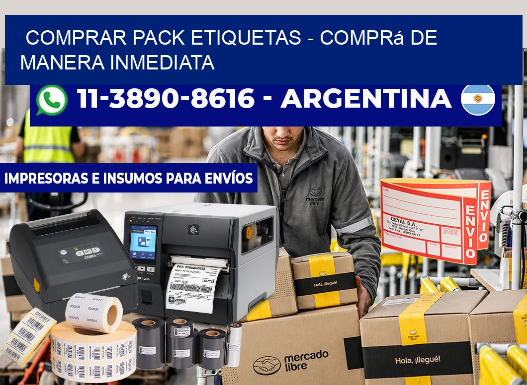 COMPRAR PACK ETIQUETAS – Comprá de manera inmediata