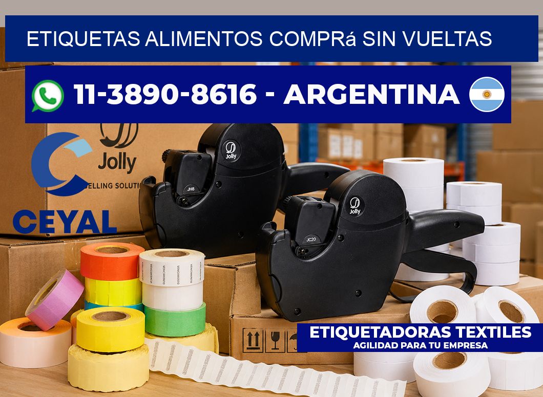 ETIQUETAS ALIMENTOS Comprá sin vueltas