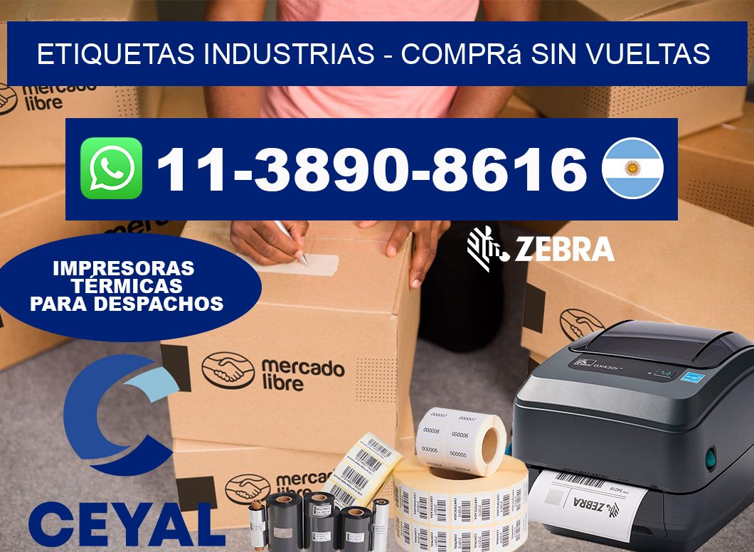 ETIQUETAS INDUSTRIAS - Comprá sin vueltas