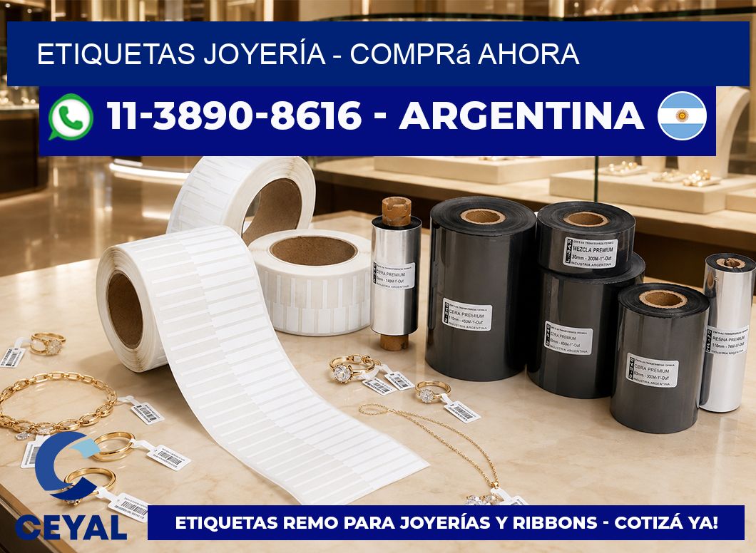 ETIQUETAS JOYERÍA - Comprá ahora