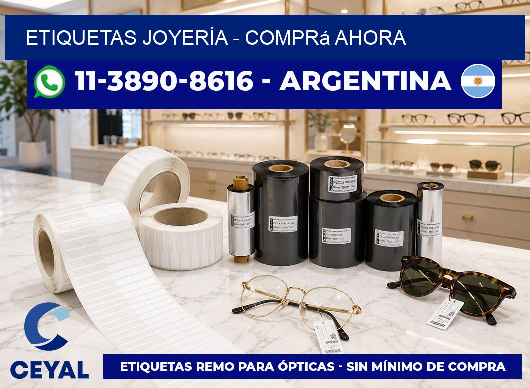 ETIQUETAS JOYERÍA - Comprá ahora