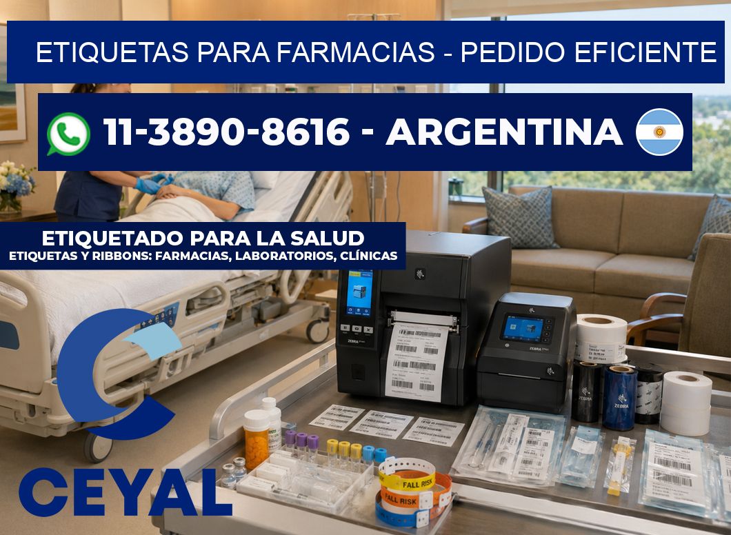 ETIQUETAS PARA FARMACIAS – Pedido eficiente