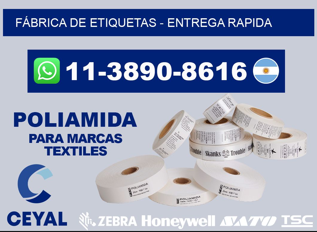 FÁBRICA DE ETIQUETAS - entrega rapida