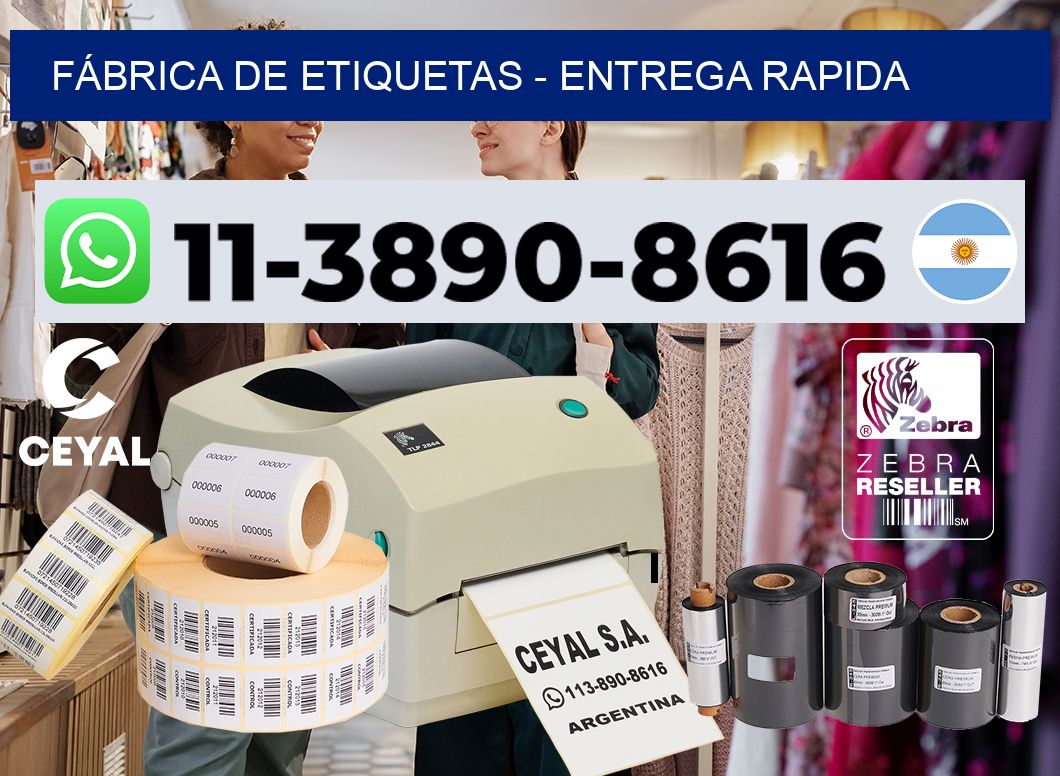 FÁBRICA DE ETIQUETAS - entrega rapida