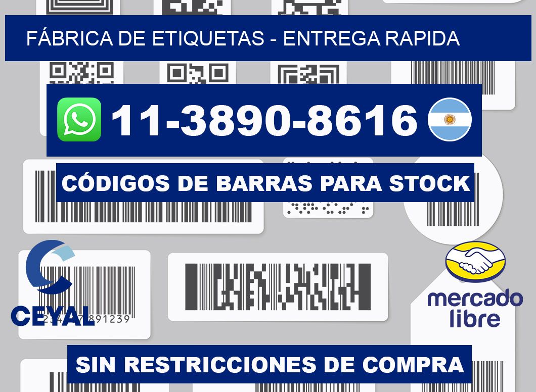 FÁBRICA DE ETIQUETAS - entrega rapida