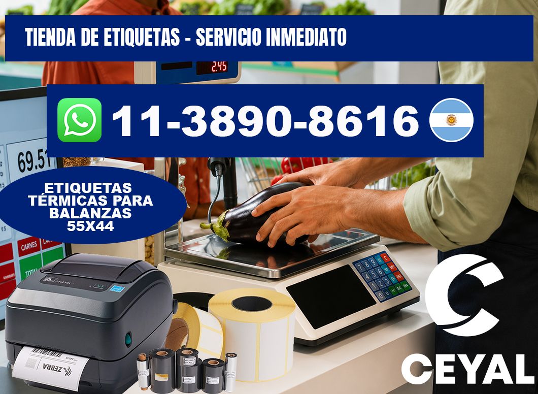 TIENDA DE ETIQUETAS - Servicio inmediato