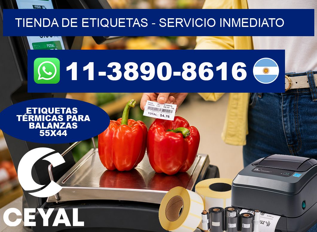 TIENDA DE ETIQUETAS – Servicio inmediato