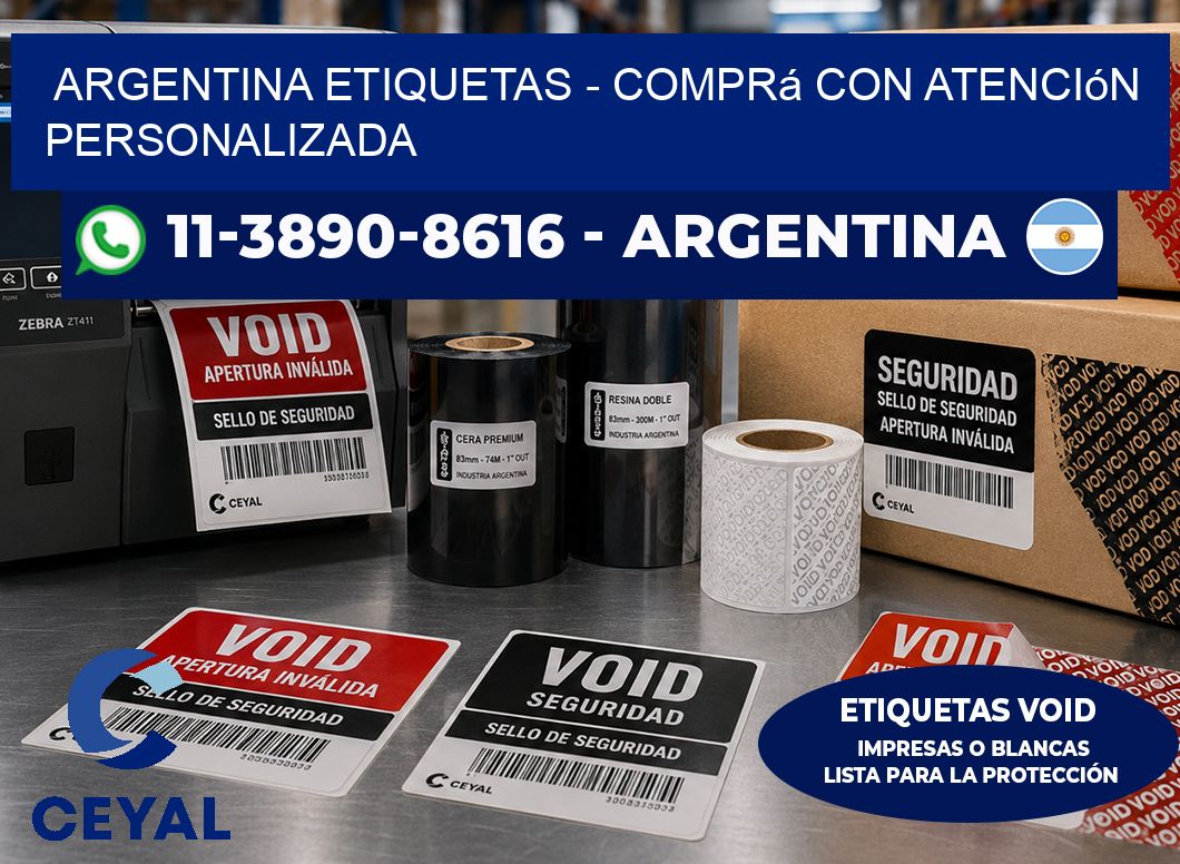 ARGENTINA ETIQUETAS - Comprá con atención personalizada