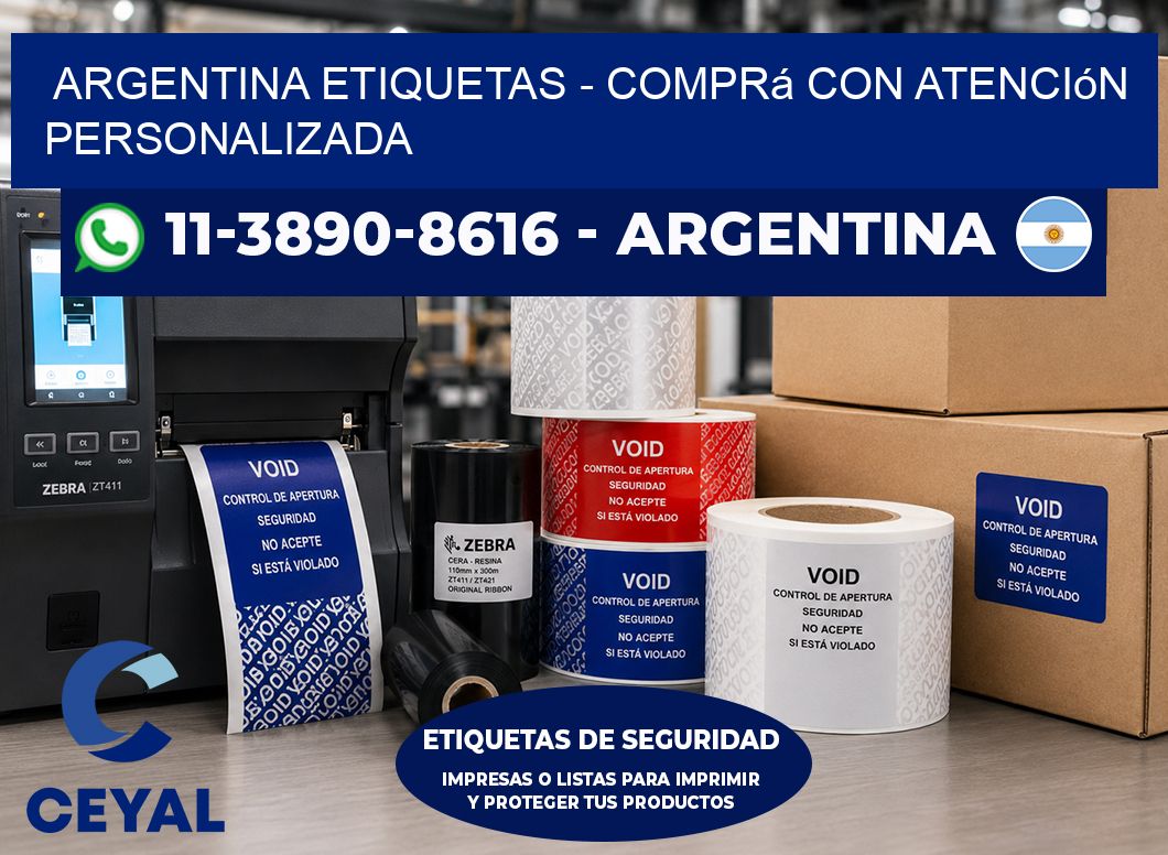 ARGENTINA ETIQUETAS - Comprá con atención personalizada