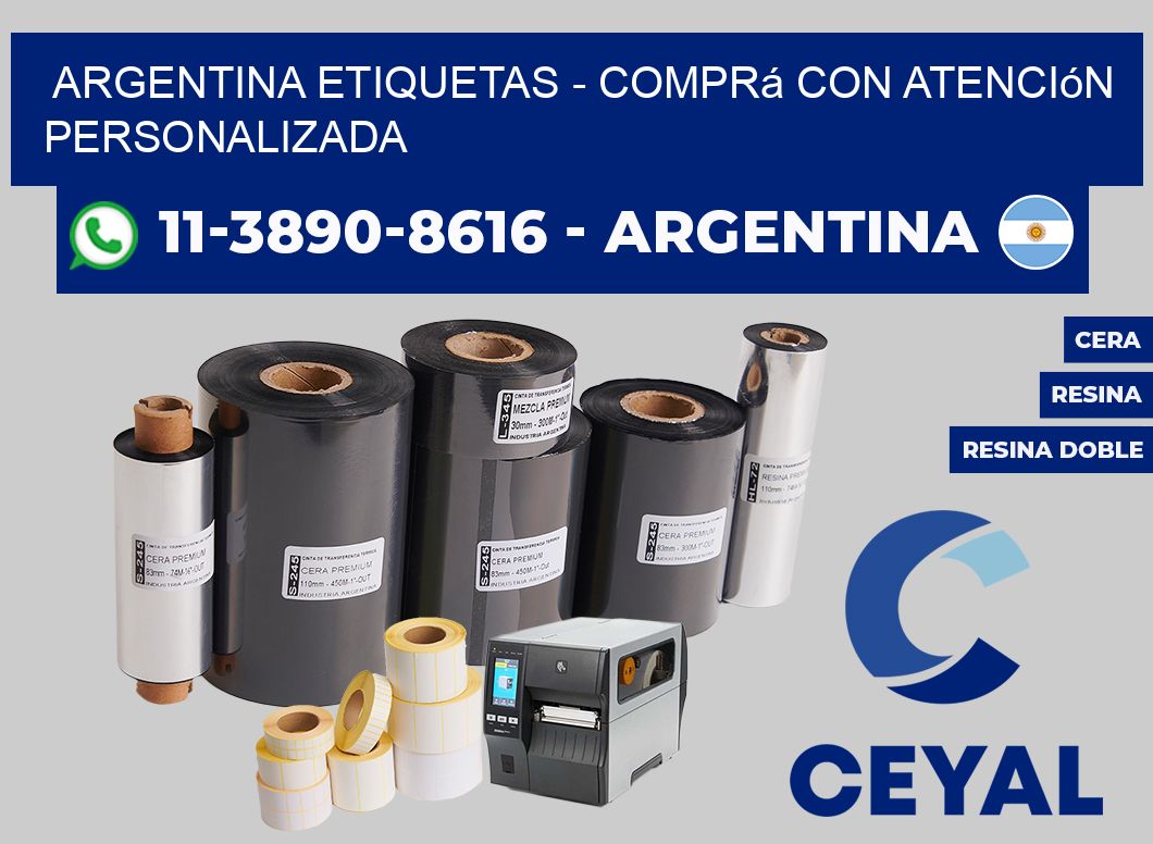 ARGENTINA ETIQUETAS - Comprá con atención personalizada