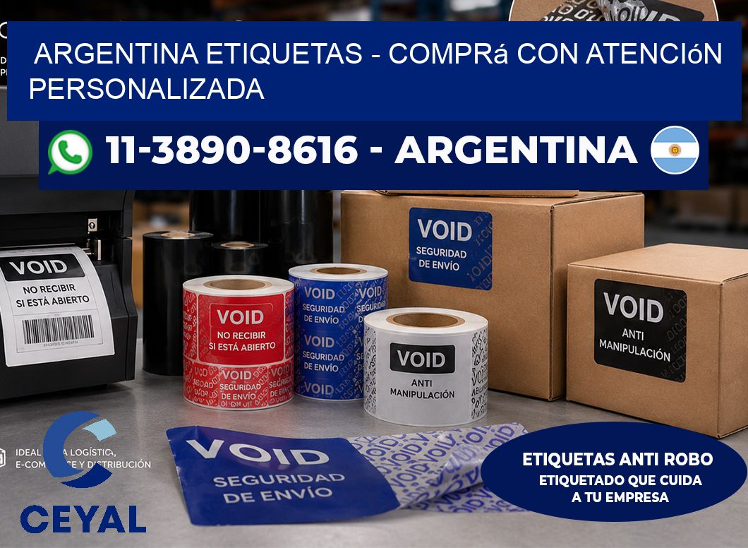 ARGENTINA ETIQUETAS – Comprá con atención personalizada