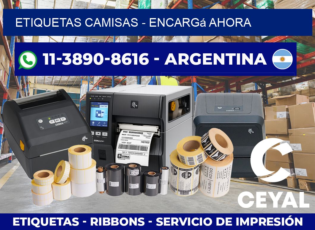 Etiquetas Camisas – Encargá ahora