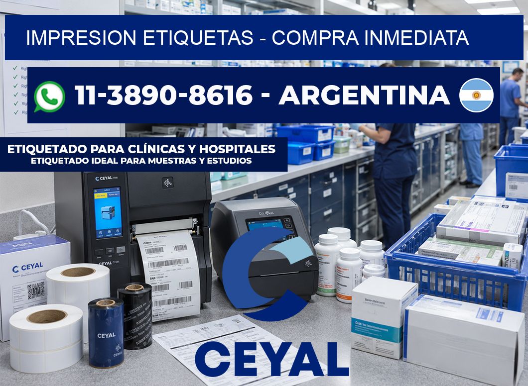 IMPRESION ETIQUETAS - Compra inmediata