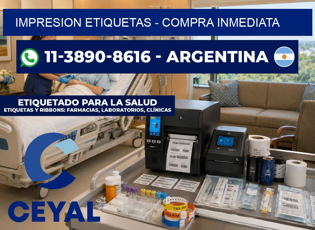 IMPRESION ETIQUETAS – Compra inmediata