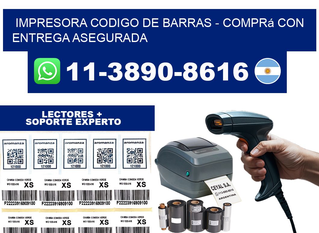 IMPRESORA CODIGO DE BARRAS - Comprá con entrega asegurada