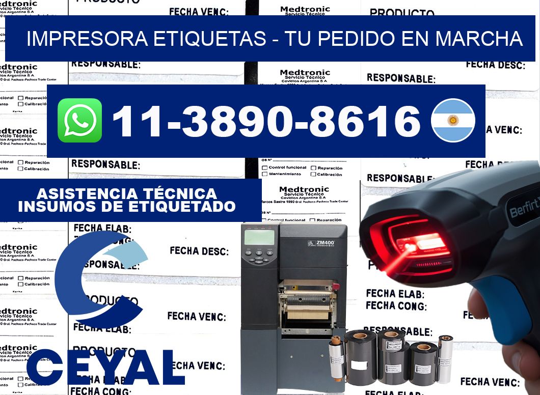 IMPRESORA ETIQUETAS - Tu pedido en marcha