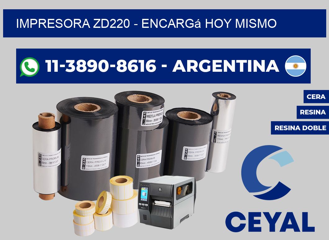 IMPRESORA ZD220 - Encargá hoy mismo