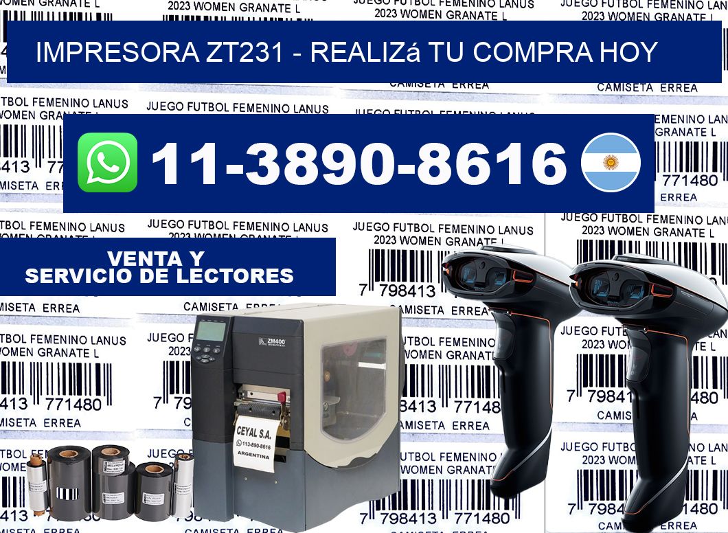 IMPRESORA ZT231 - Realizá tu compra hoy