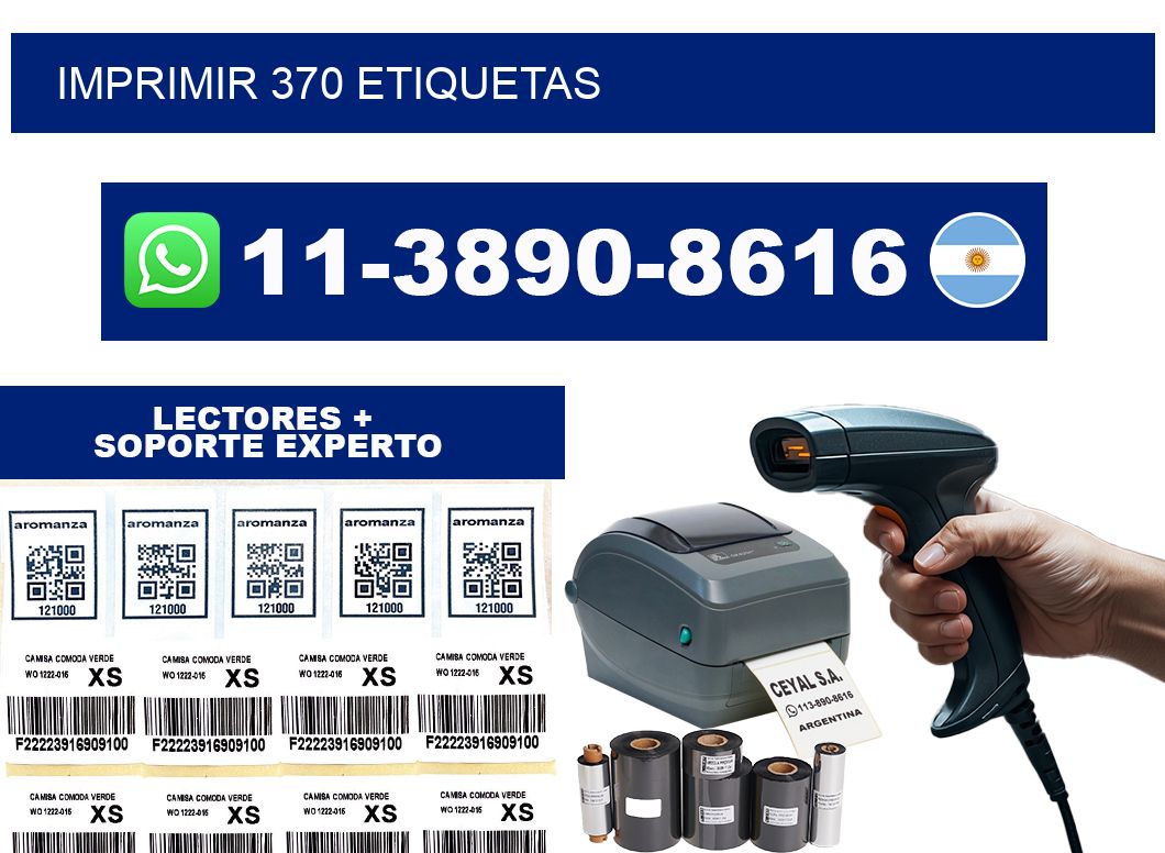 IMPRIMIR 370 ETIQUETAS