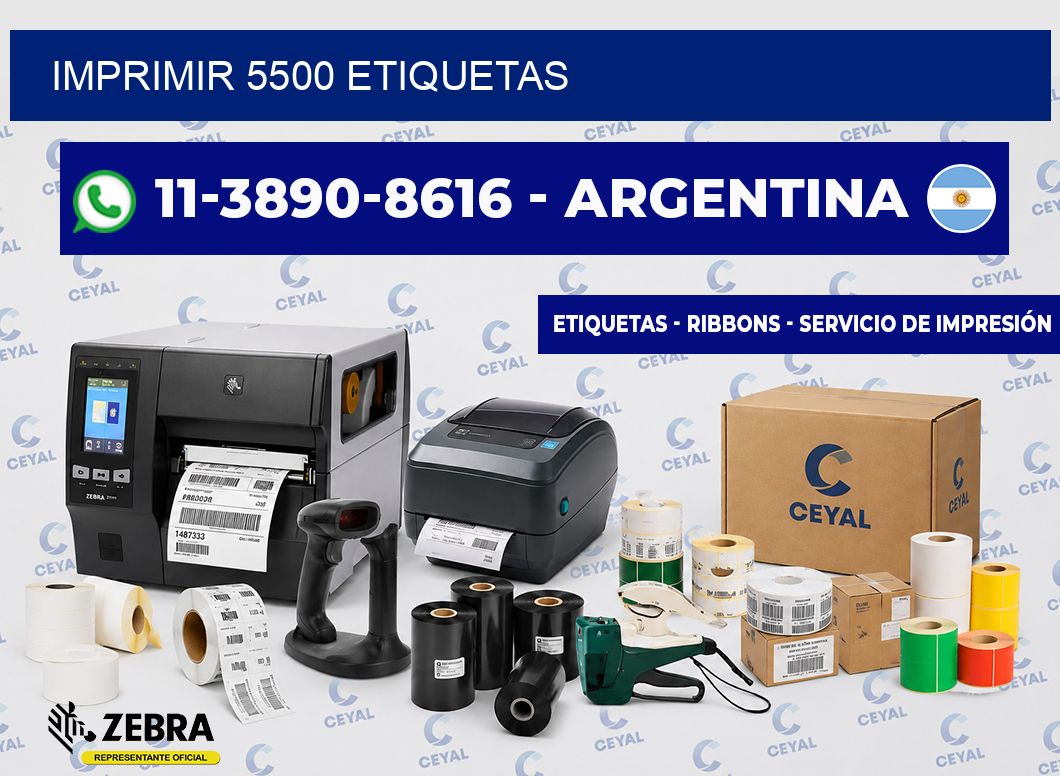IMPRIMIR 5500 ETIQUETAS