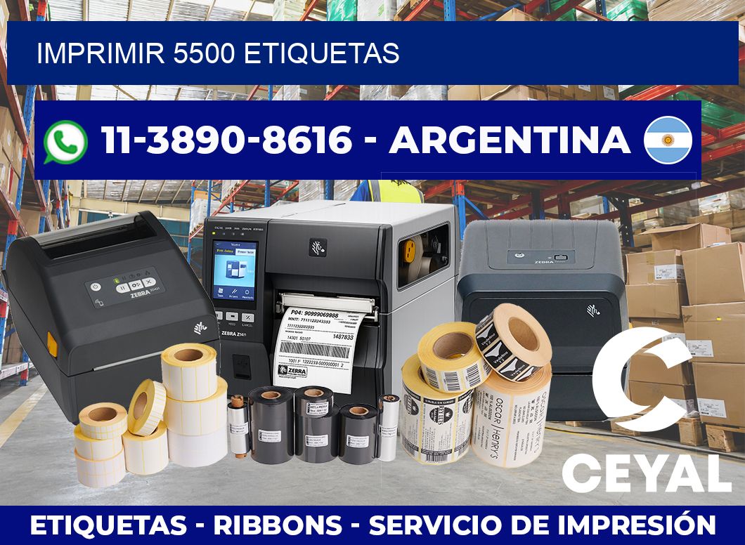 IMPRIMIR 5500 ETIQUETAS