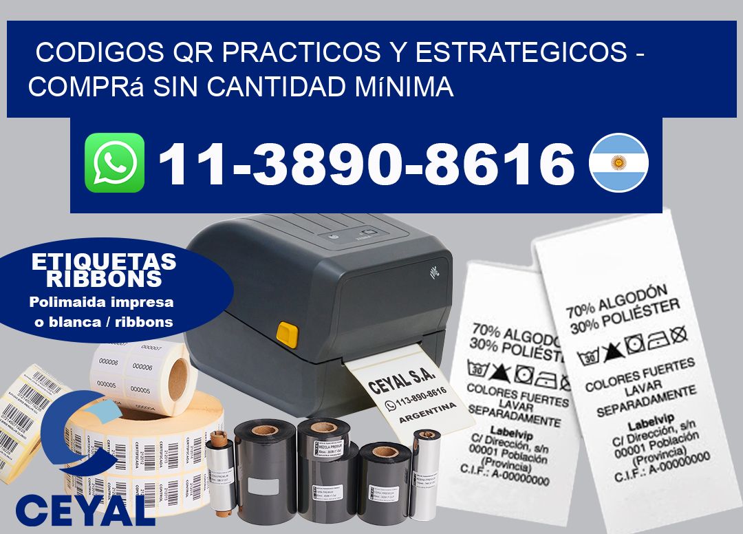 CODIGOS QR PRACTICOS Y ESTRATEGICOS - Comprá sin cantidad mínima