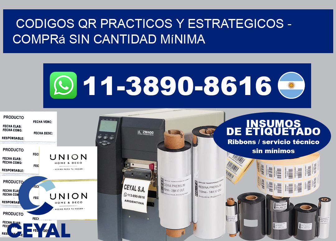 CODIGOS QR PRACTICOS Y ESTRATEGICOS - Comprá sin cantidad mínima