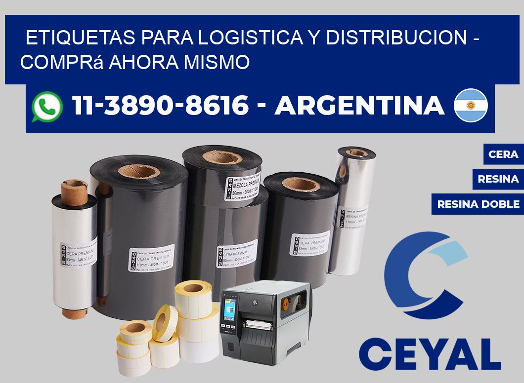 ETIQUETAS PARA LOGISTICA Y DISTRIBUCION - Comprá ahora mismo
