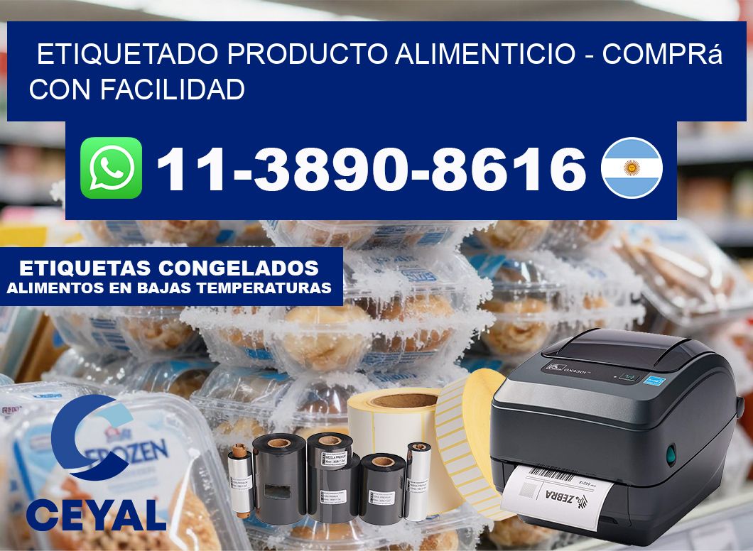 Etiquetado producto alimenticio – Comprá con facilidad