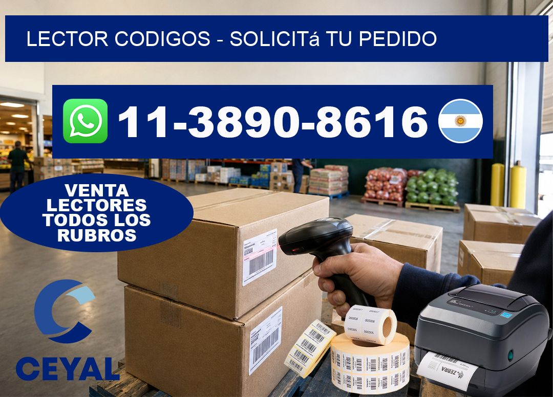 LECTOR CODIGOS - Solicitá tu pedido