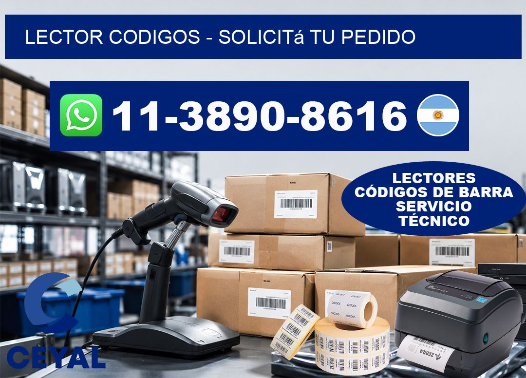 LECTOR CODIGOS - Solicitá tu pedido