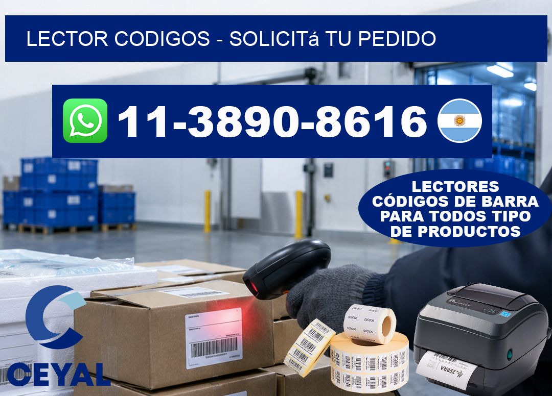 LECTOR CODIGOS – Solicitá tu pedido