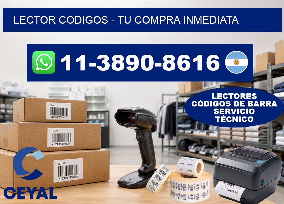 LECTOR CODIGOS - Tu compra inmediata