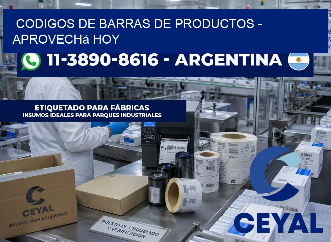 codigos de barras de productos – Aprovechá hoy