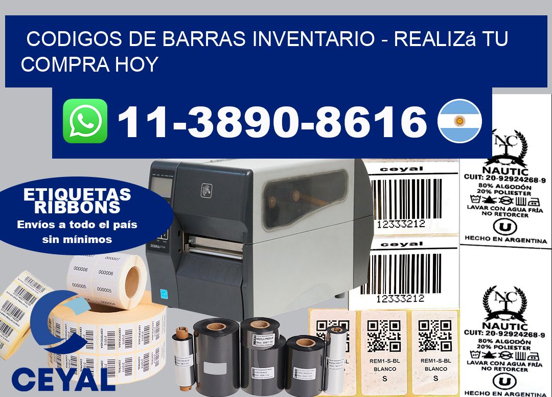 codigos de barras inventario – Realizá tu compra hoy