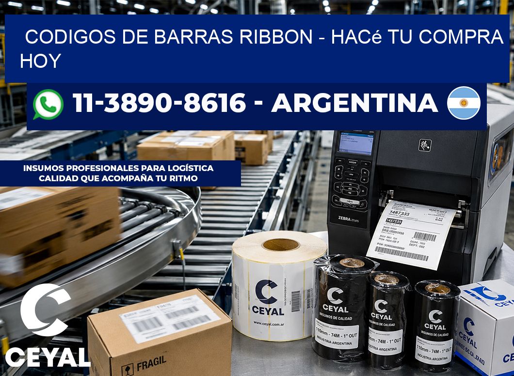 codigos de barras ribbon - Hacé tu compra hoy