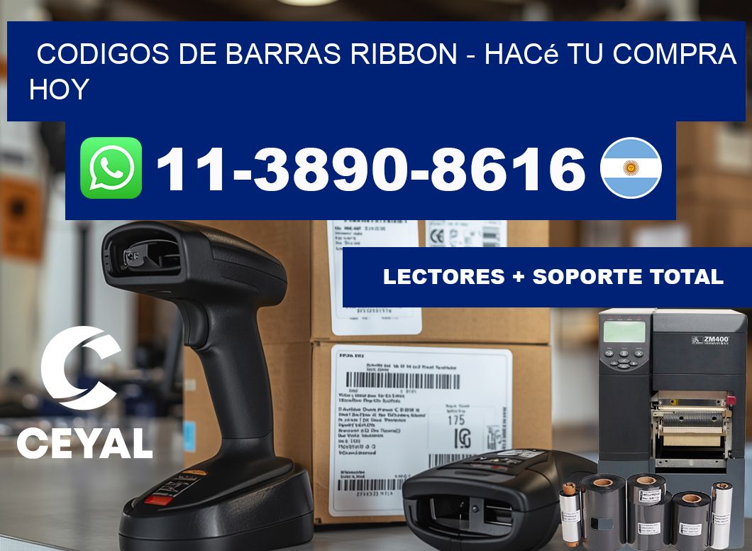 codigos de barras ribbon - Hacé tu compra hoy