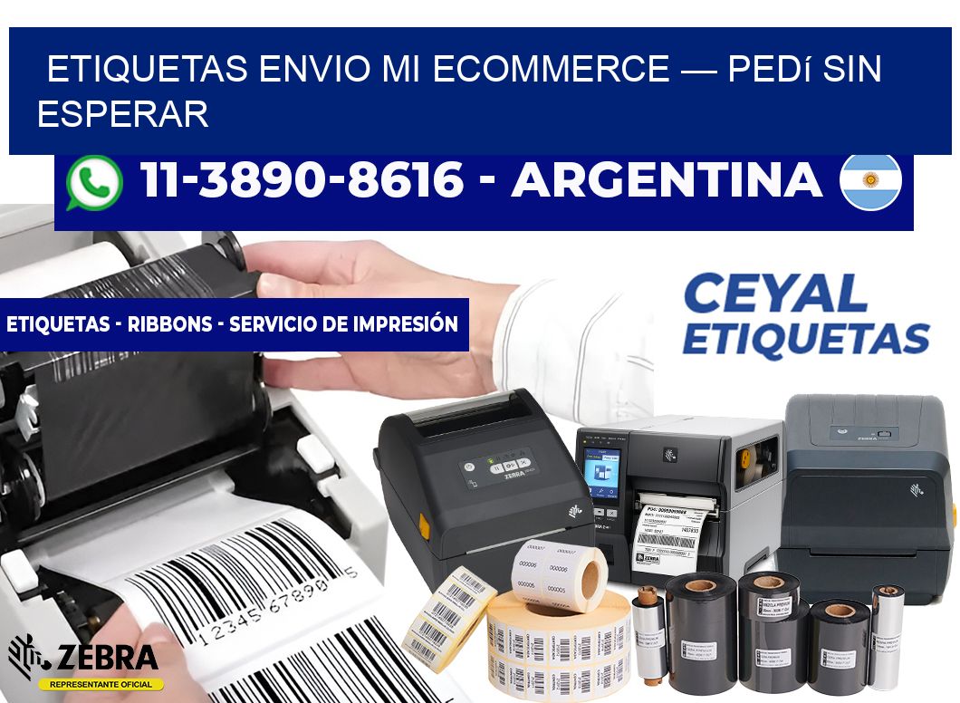 etiquetas envio mi ecommerce — Pedí sin esperar